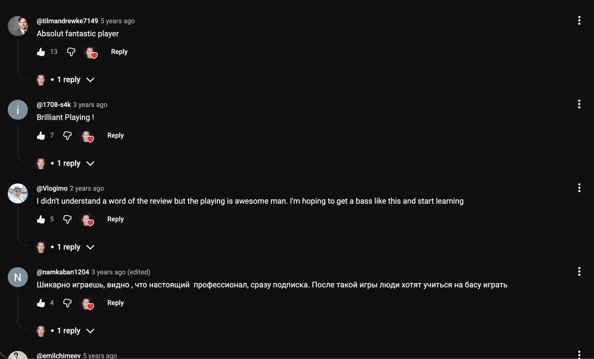 YouTube comment by @Vlogimo under "Small Hands? Short Scale Bass Changed Everything for Me.": I didn't understand a word of the review but the playing is awesome man. I'm hoping to get a bass like this…